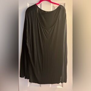 Elvi Classic Black Long Sleeve Tee plus size 24